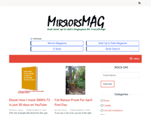 Tablet Screenshot of mirrorsmagazine.com